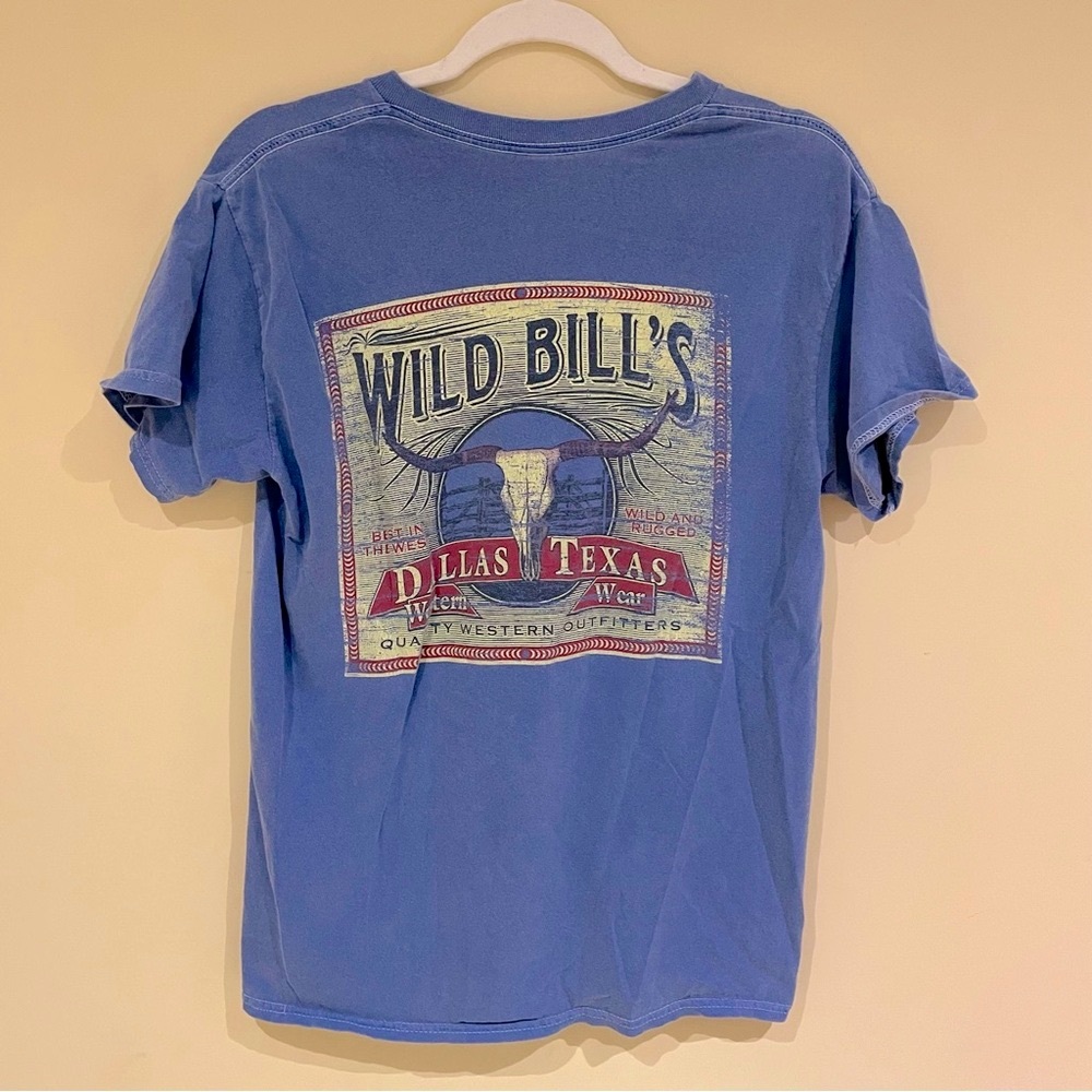 ⭐️Wild Bills Dallas Texas Blue T-Shirt⭐️